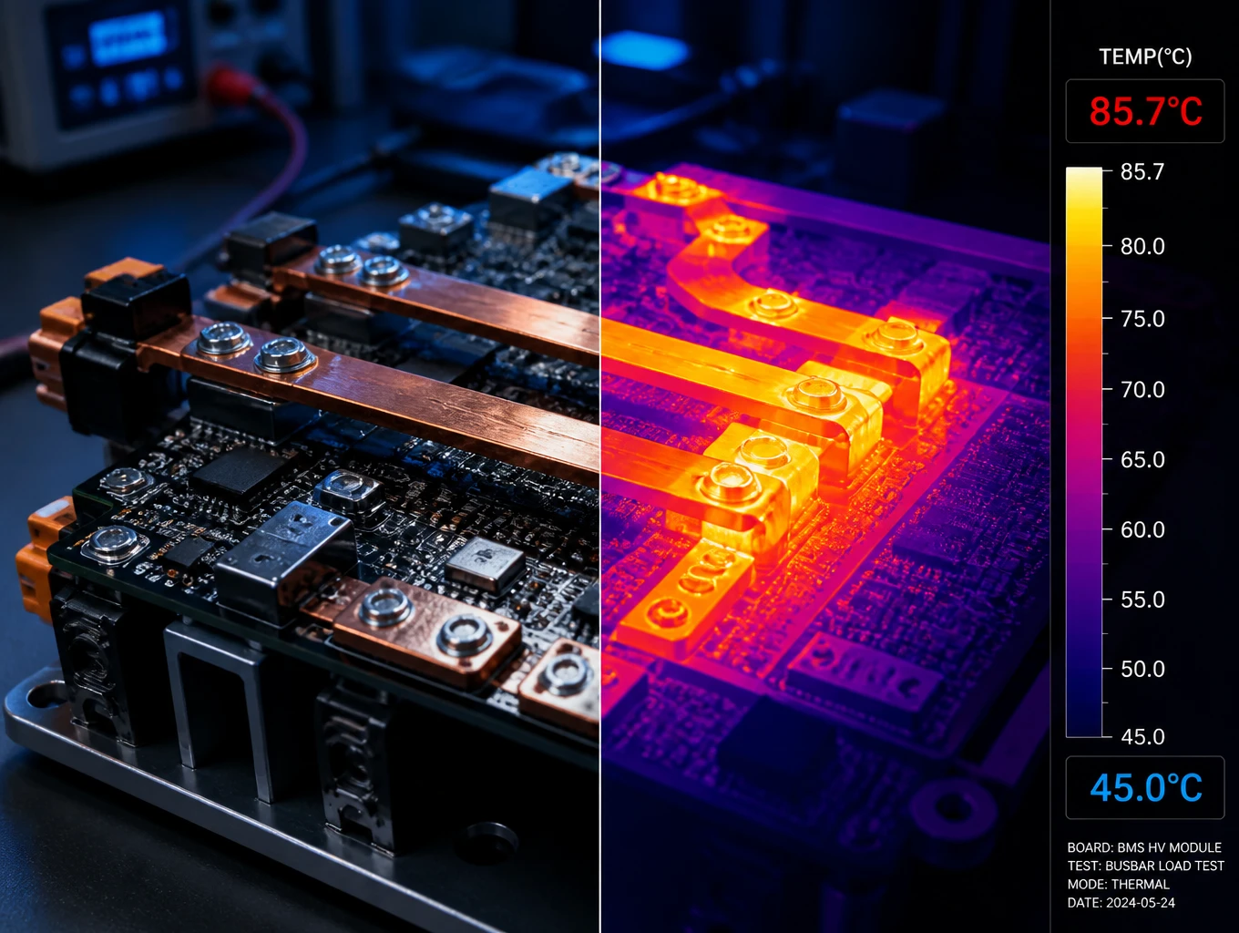 Thermal Runaway & Substrate Delamination Under Continuous 200A+ Loads
