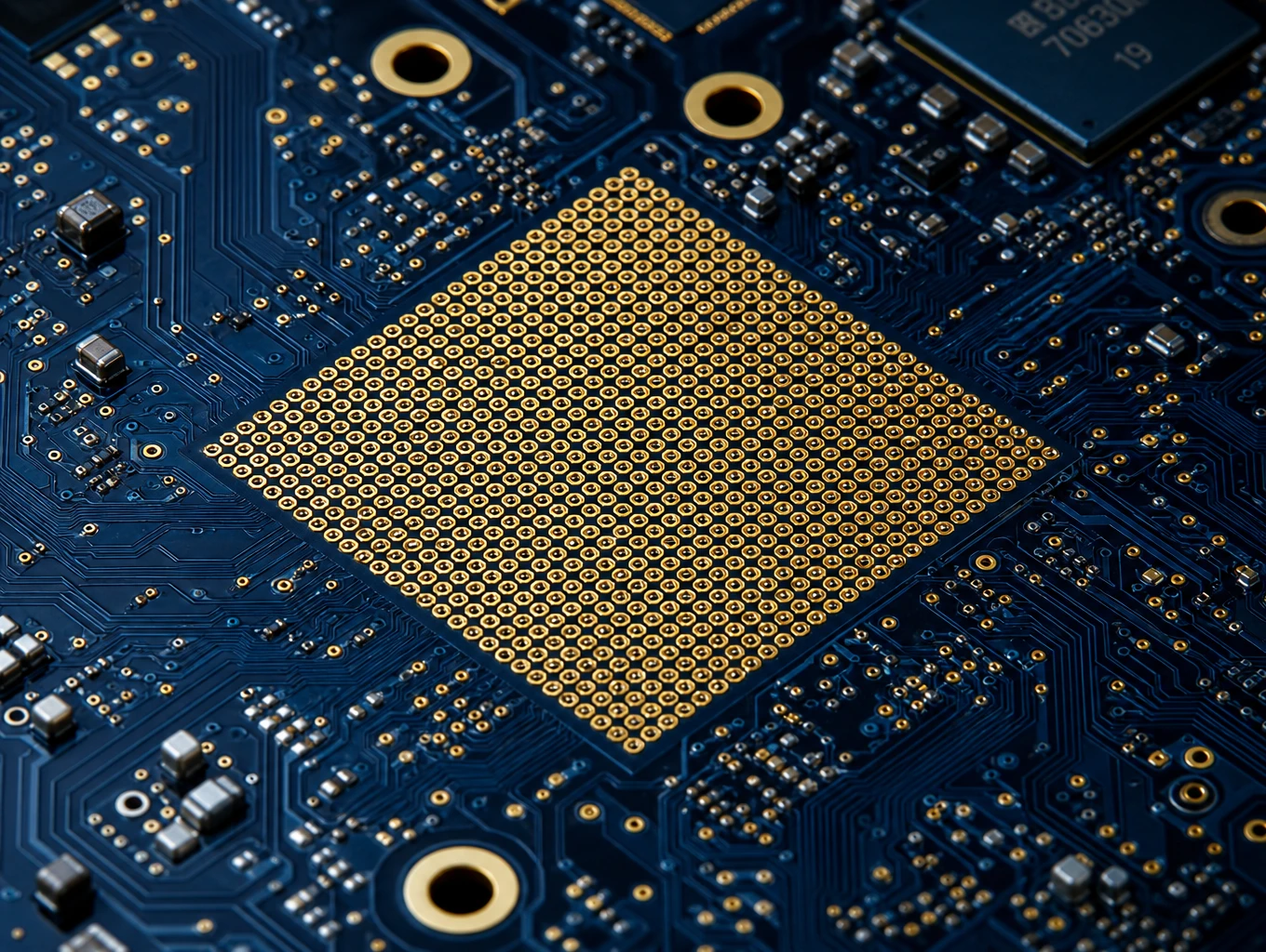 VIPPO Copper Planarization & Sub-0.35mm Ultra-Fine BGA Routing