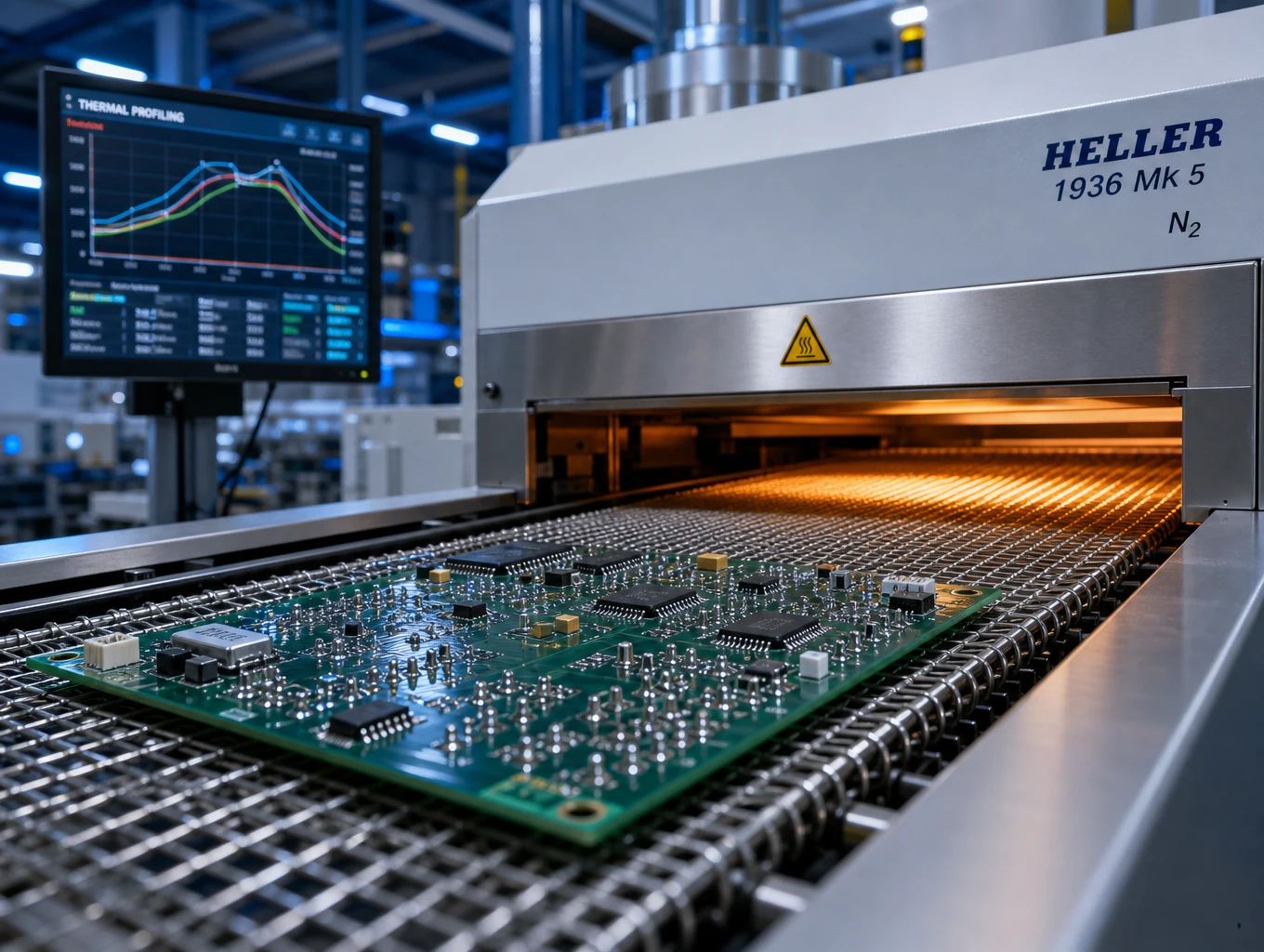 10-10-Zone Nitrogen Reflow & Sub-10% BGA Voiding Control