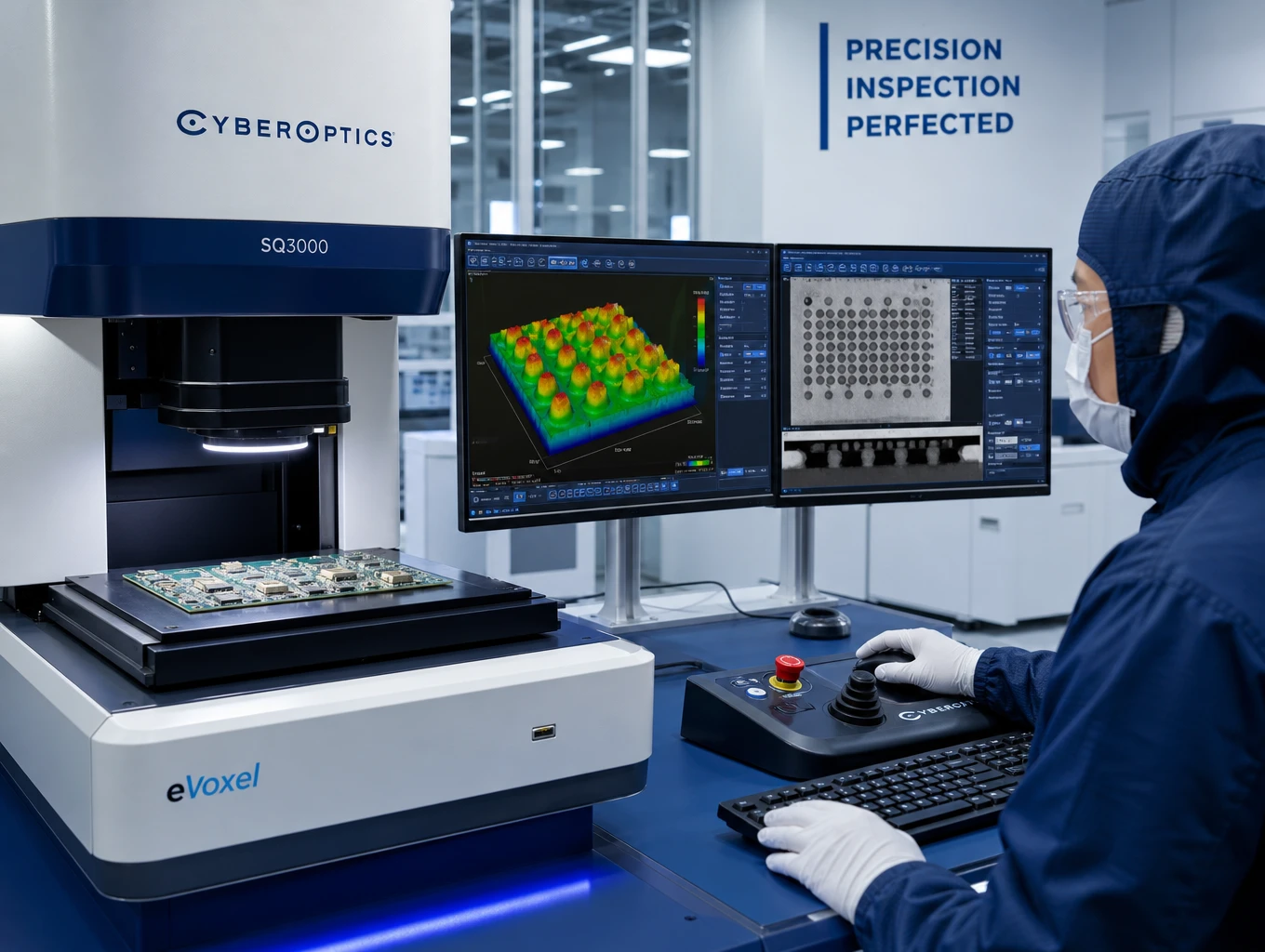 Closed-Loop Quality Gate: 100% 3D SPI, 3D AOI & Micro-Focus X-Ray